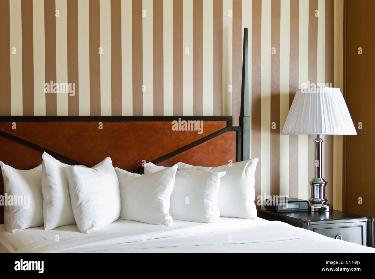 simple hotel room layout Stock Photo Alamy
