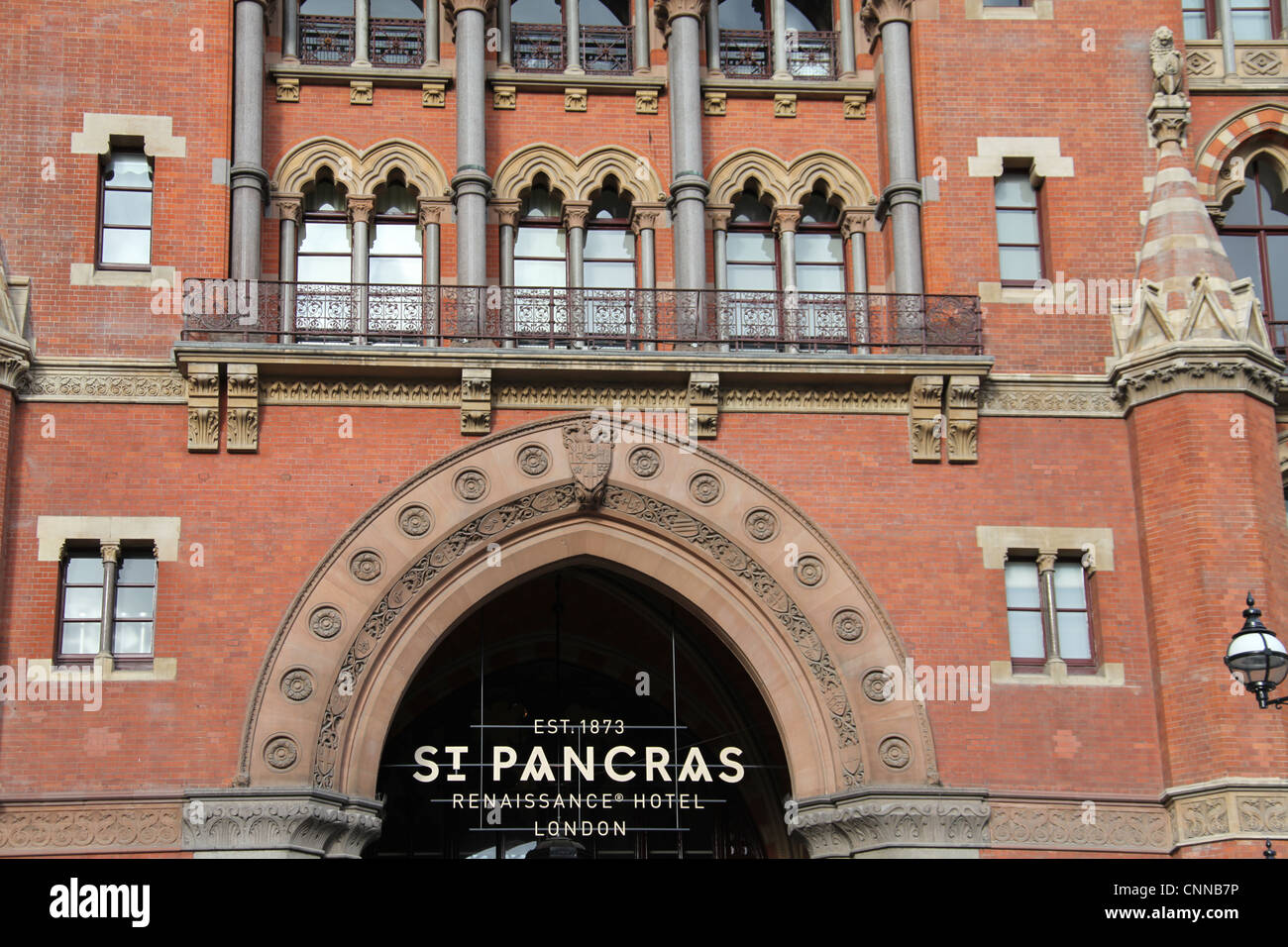 The St Pancras Renaissance Hotel in London Stock Photo