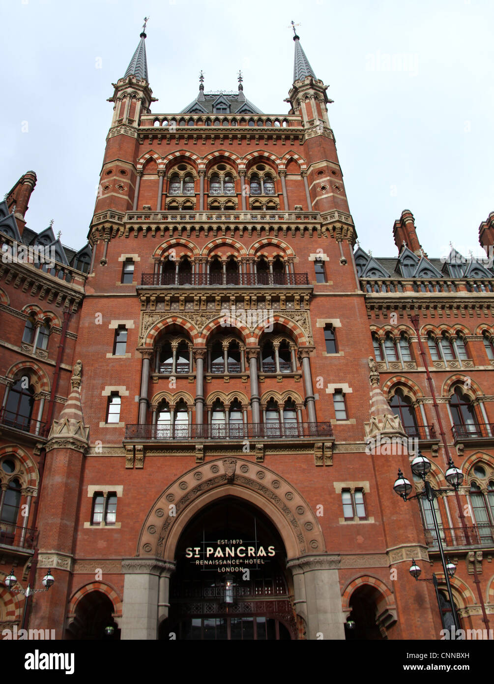 The St Pancras Renaissance Hotel in London Stock Photo