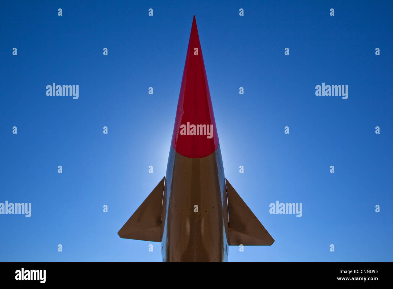 Woomera Missile, Airforce and Space display. South Australia. Stock Photo