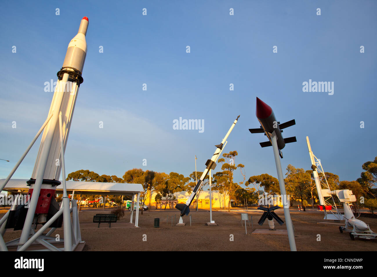 Woomera Rocket, missile, Airforce and Space display. South Australia