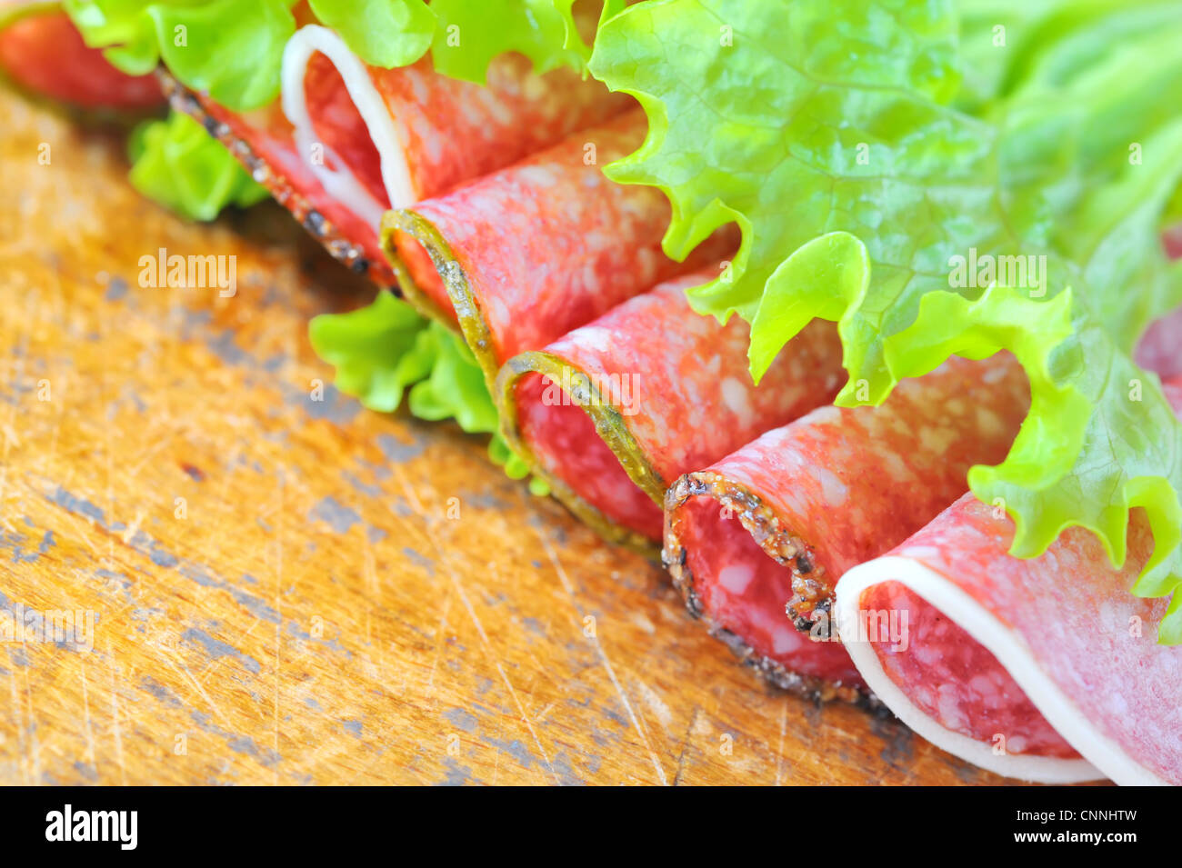 Salami and parsley hi-res stock photography and images - Alamy