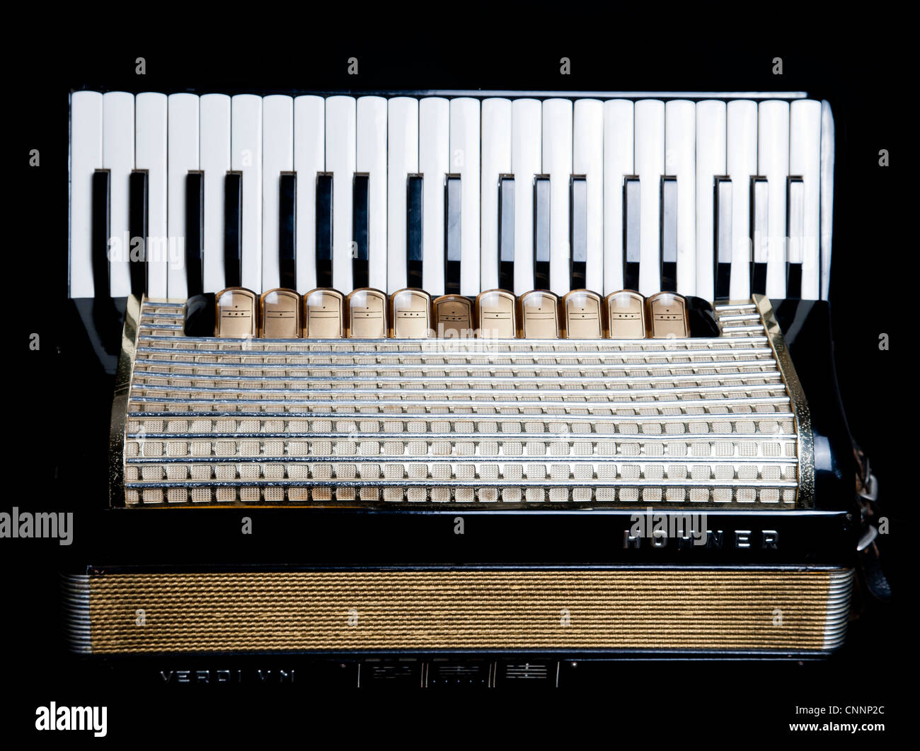 Hohner Piano accordion Stock Photo