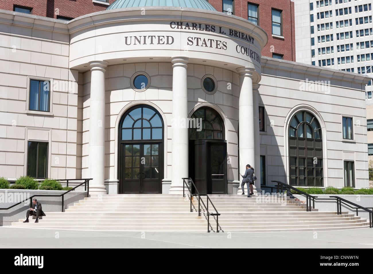 The Charles L. Brieant United States Federal Building and Courthouse (Southern District of New York) in White Plains, New York. Stock Photo