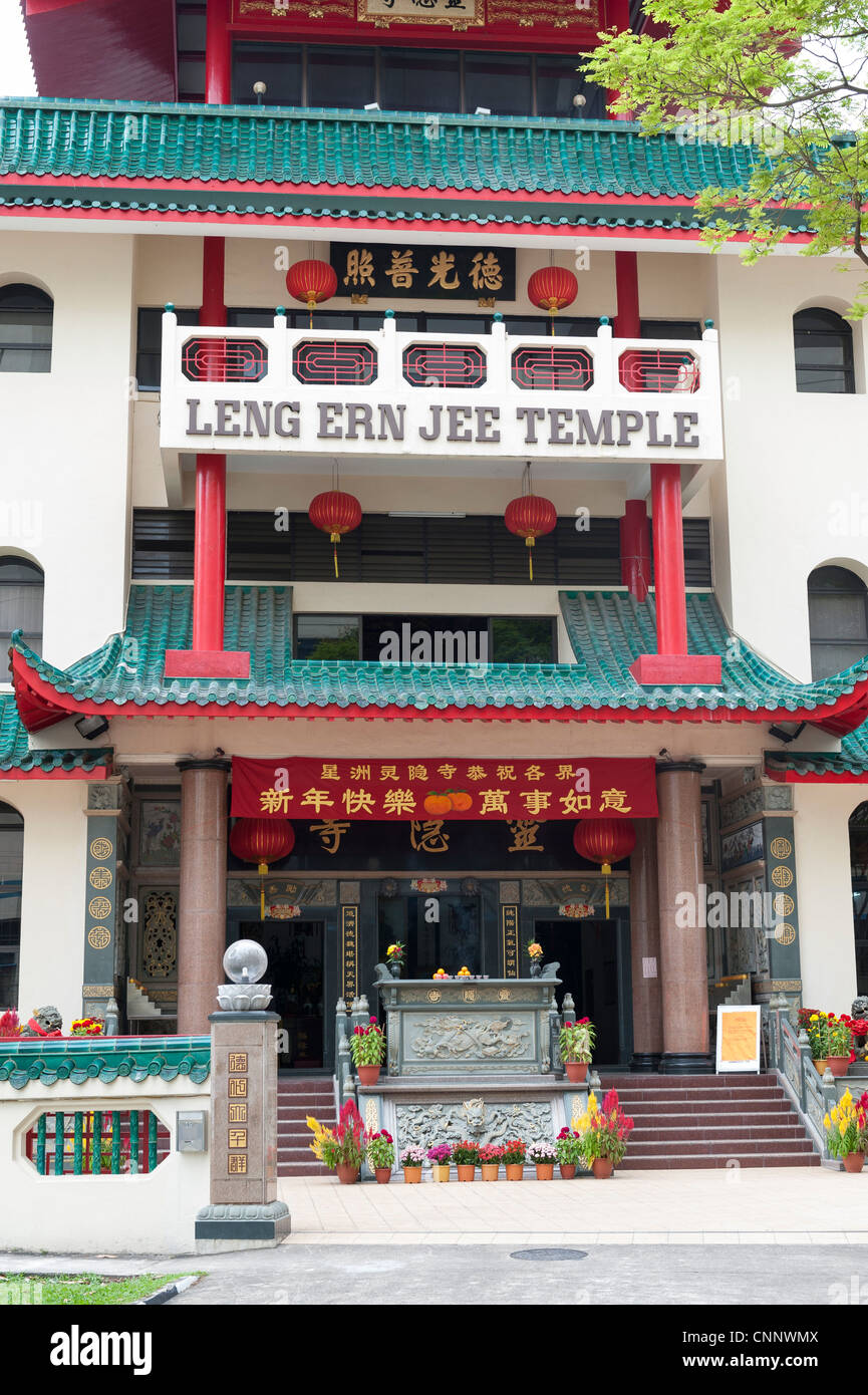 Leng Ern Jee Temple  Singapore  Malaysia Stock Photo