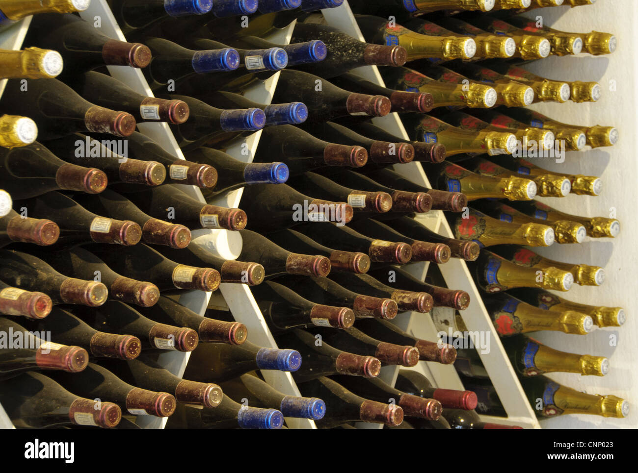 Storing wine bottles in cellar hi-res stock photography and images - Alamy