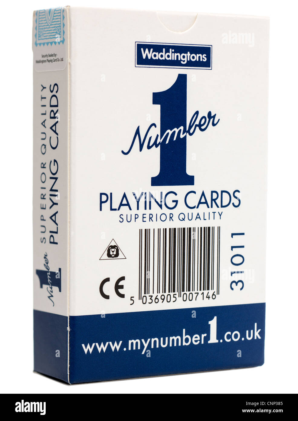 Sealed pack of Waddington number one playing cards Stock Photo