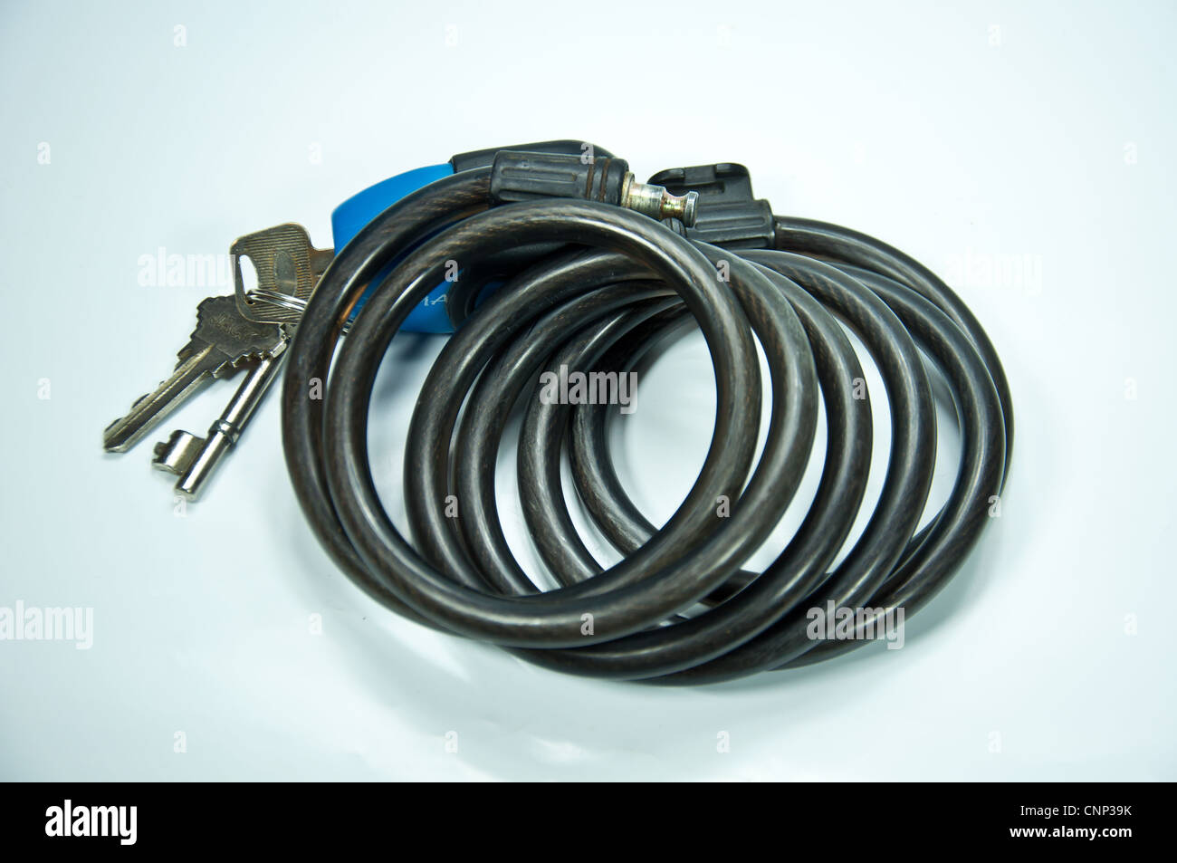 key and lock on white background Stock Photo - Alamy