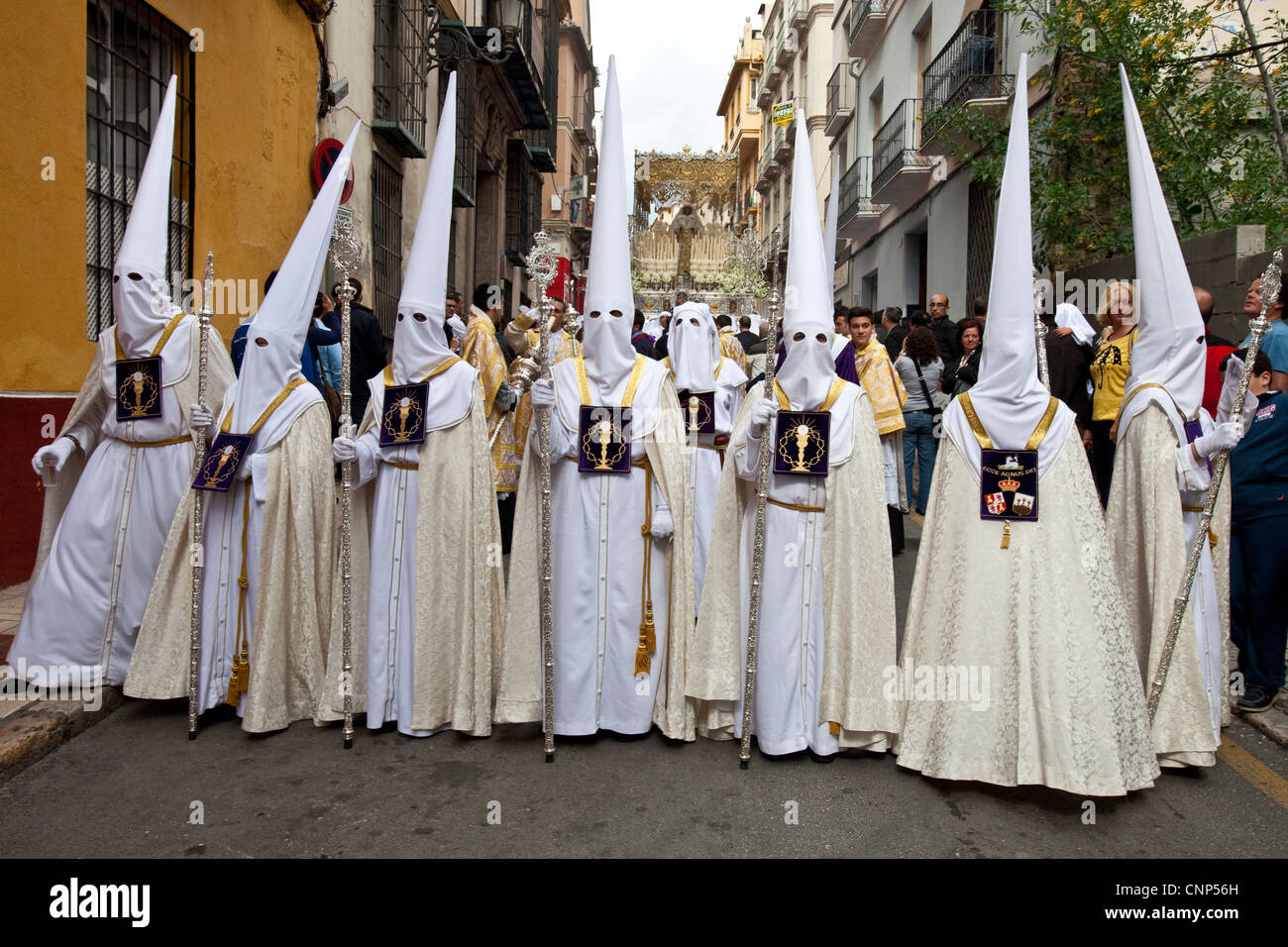 Semana Santa (Holy Week) Malaga, Andalusia, Spain Stock Photo - Alamy