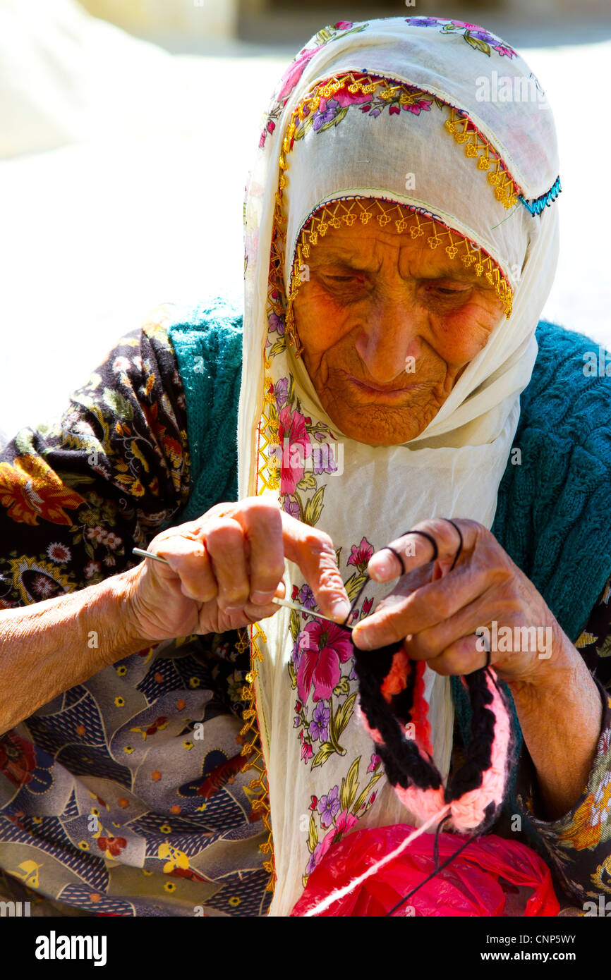 Old woman. Stock Photo