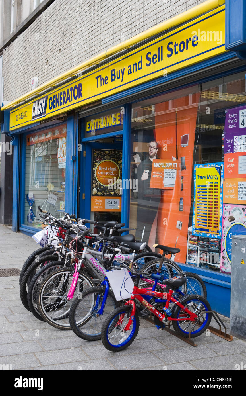 Exterior of CASH GENERATOR The Buy And Sell Store on high street in