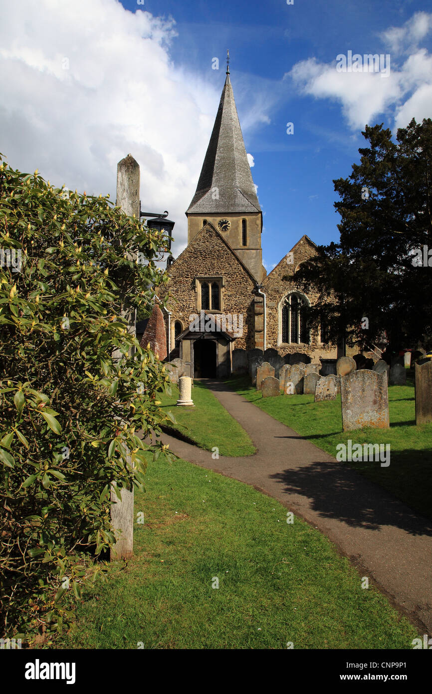 St Jame s Church In Shere Surrey Hills Surrey England Stock Photo 