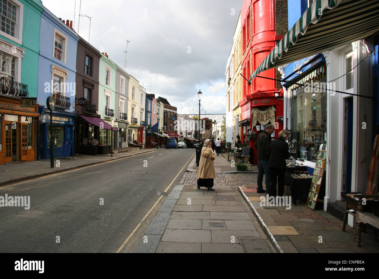 Shops in Portobello Road, Notting Hill, London, England, United Kingdom Stock Photo Alamy