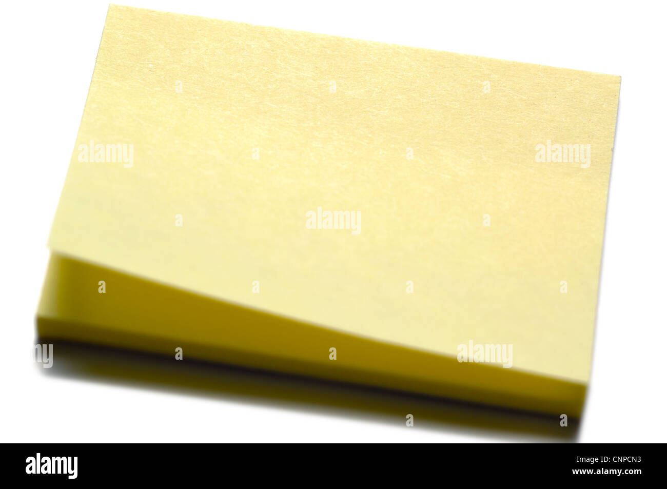 Recycle adhesive note Stock Photo