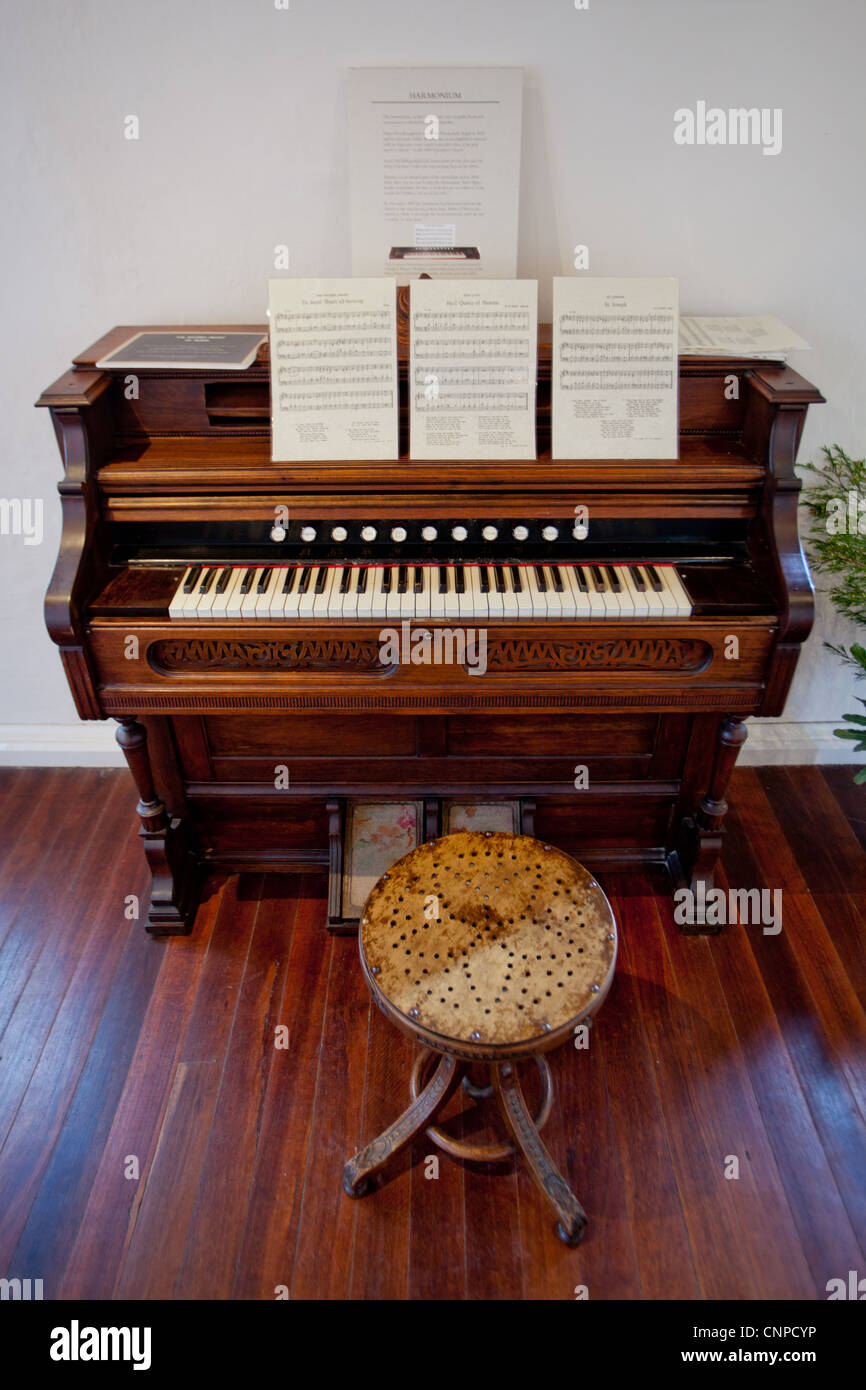 Organ at Mary MacKillop Penola Centre. South Australia. Stock Photo