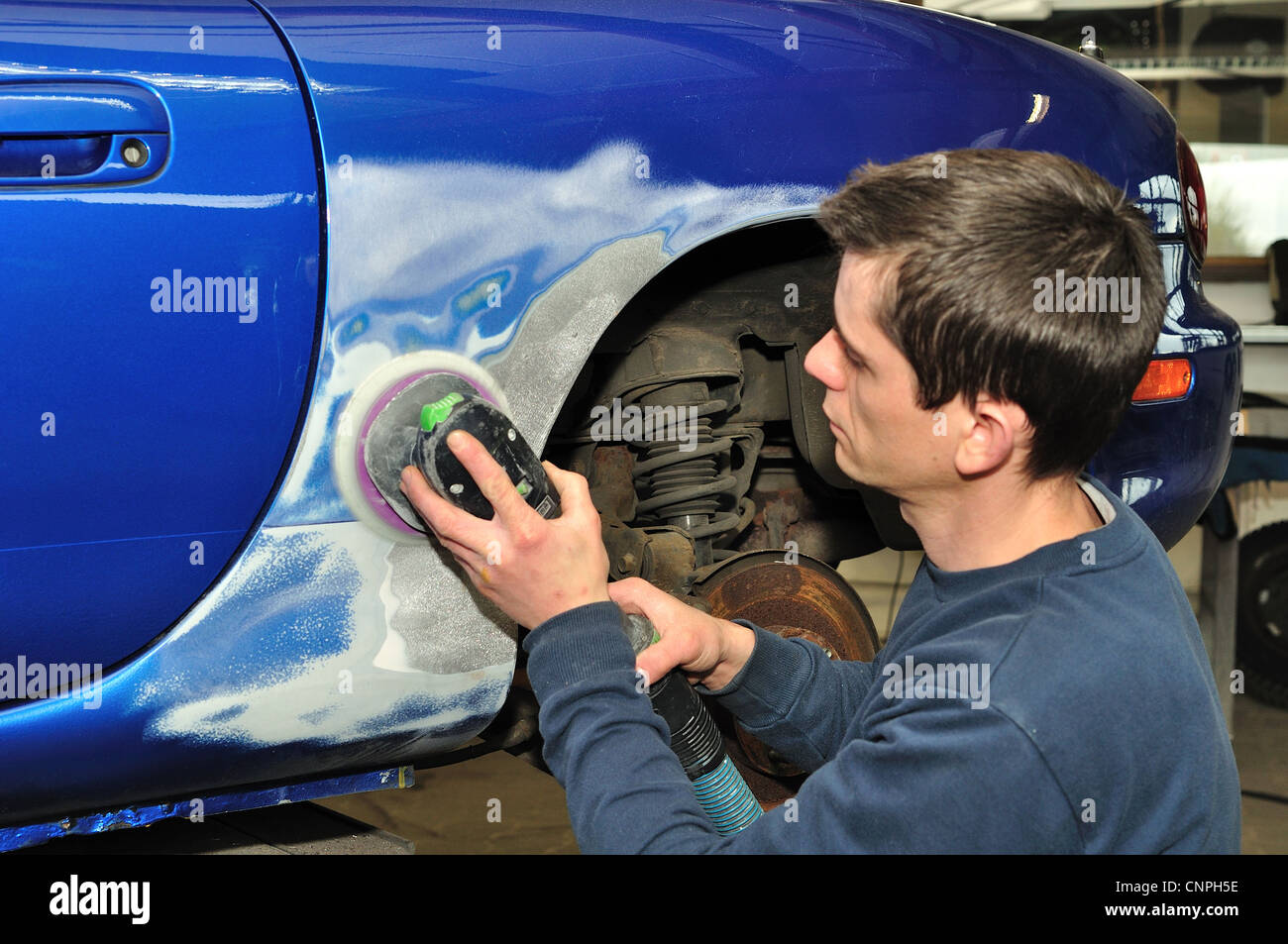 Car body work Stock Photo - Alamy