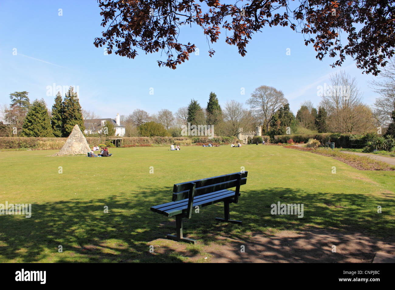 Pyramid at Reigate castle grounds Surrey England UK Stock Photo