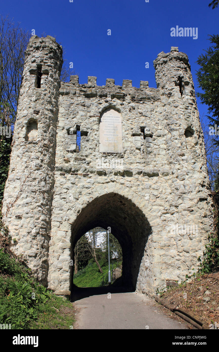 Gate house at Reigate castle grounds Surrey England UK Stock Photo