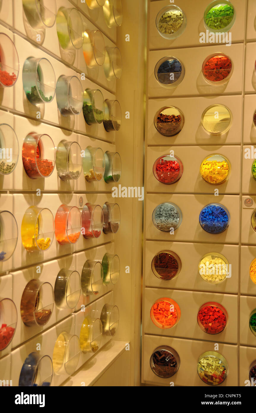 The Lego Shop on Stroget street, Copenhagen, Denmark Stock Photo - Alamy