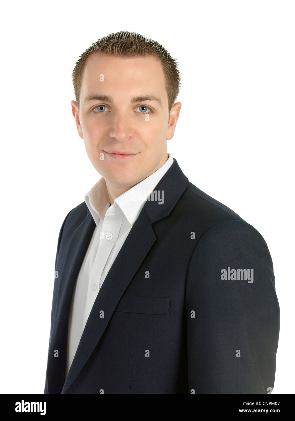 Confident young businessman looking at camera Stock Photo - Alamy