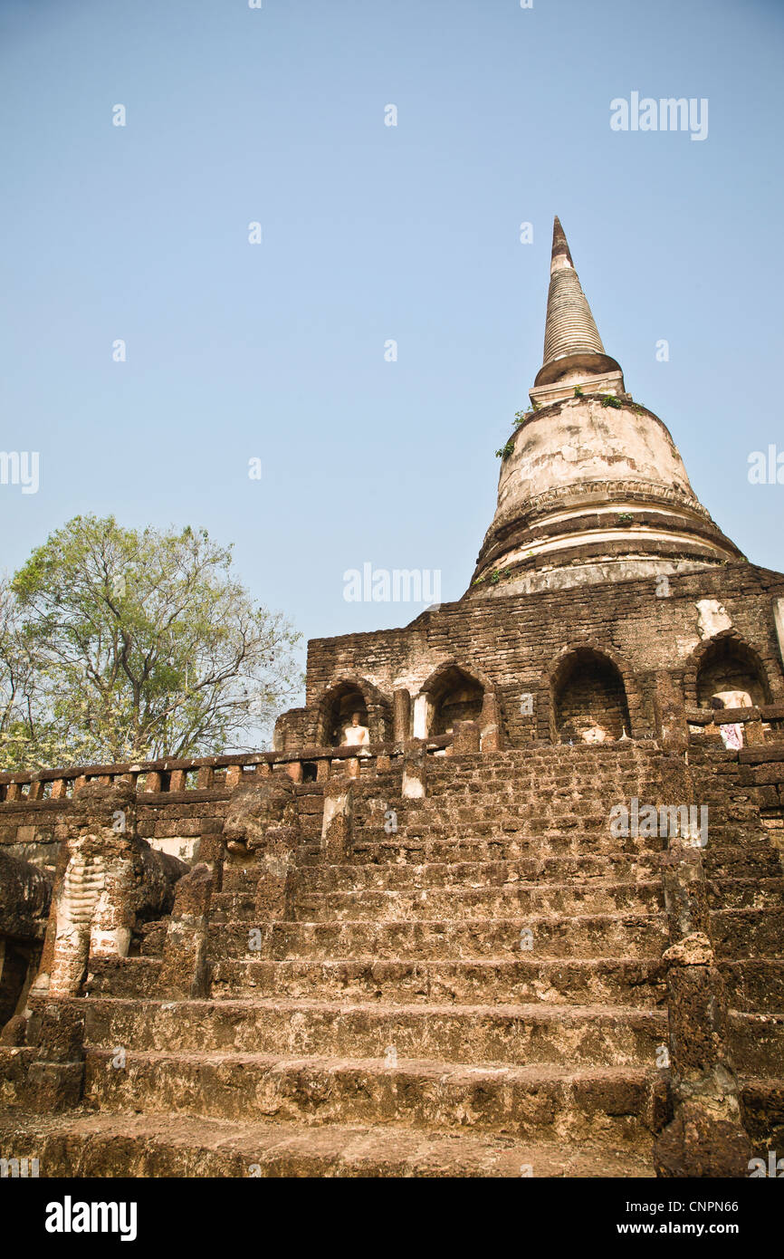 Si Satchanalai Historical Park Stock Photo