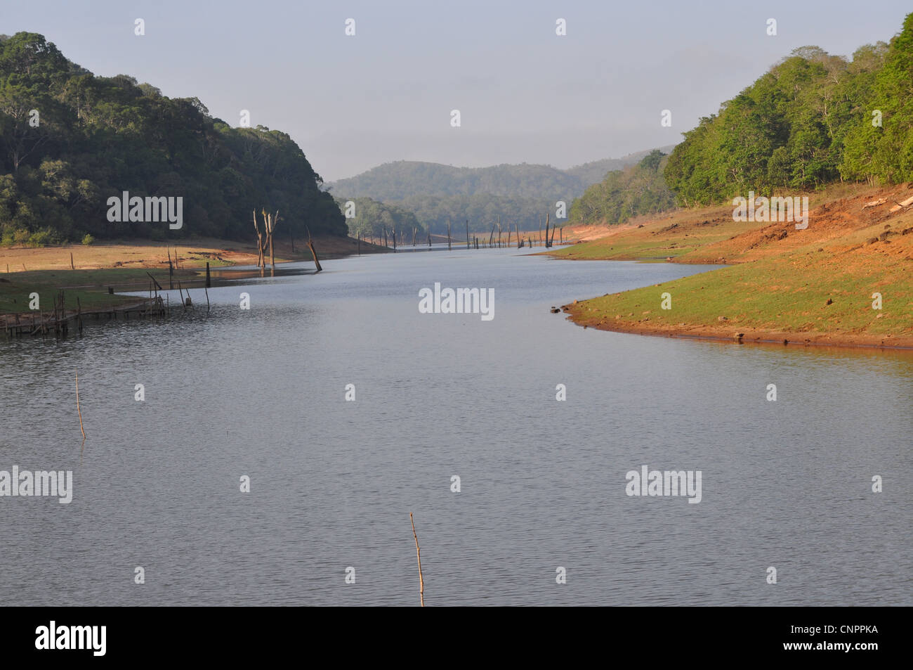 Mullaperiyar dam reservoir in Kerala, India Stock Photo Alamy