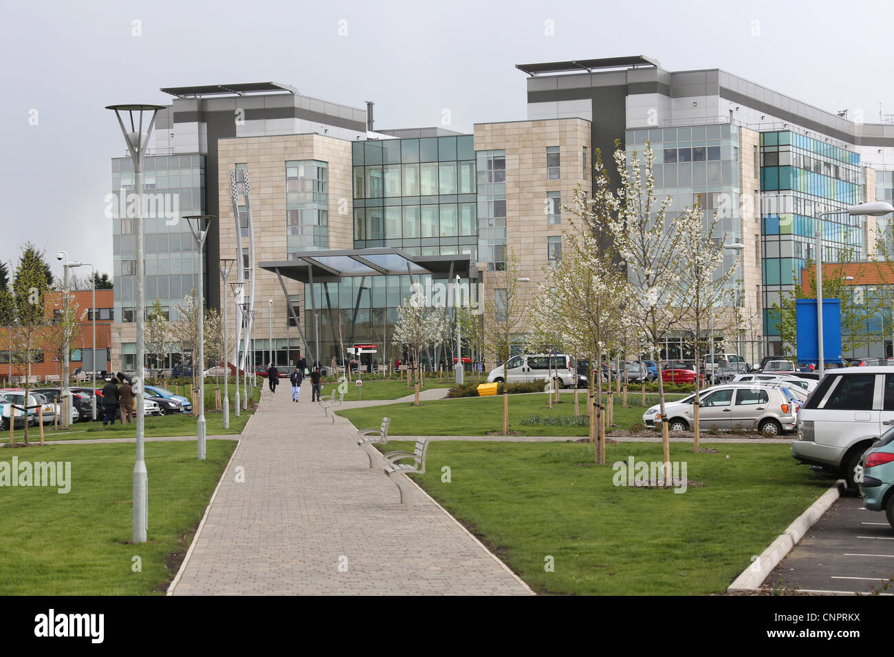 Peterborough City Hospital Stock Photo Alamy
