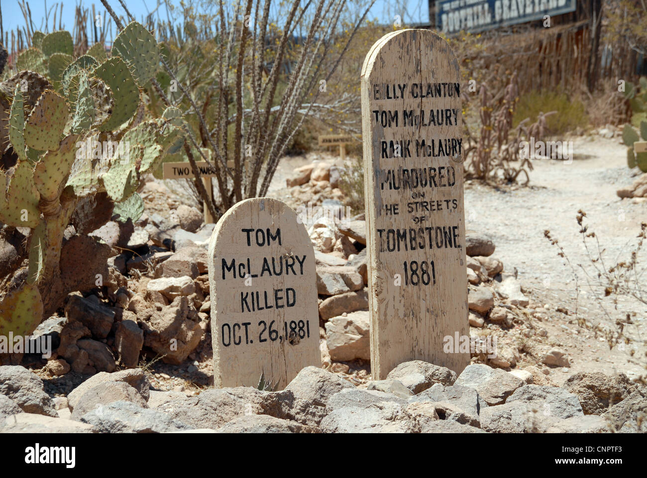 Boothill cemetery arizona hi-res stock photography and images - Alamy