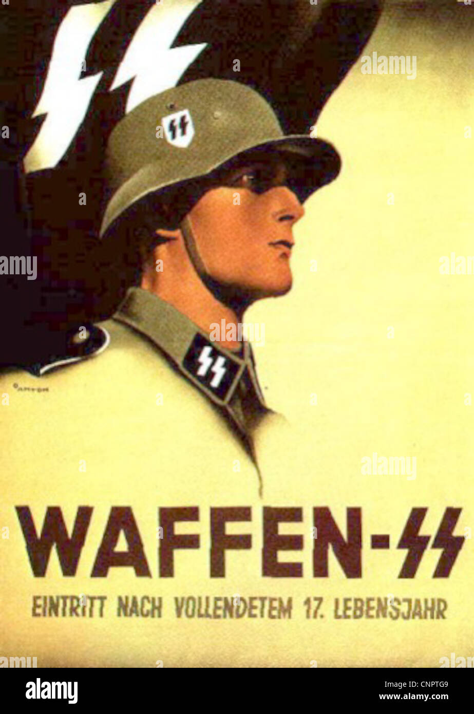 World War 2 Propaganda Posters Stock Photo