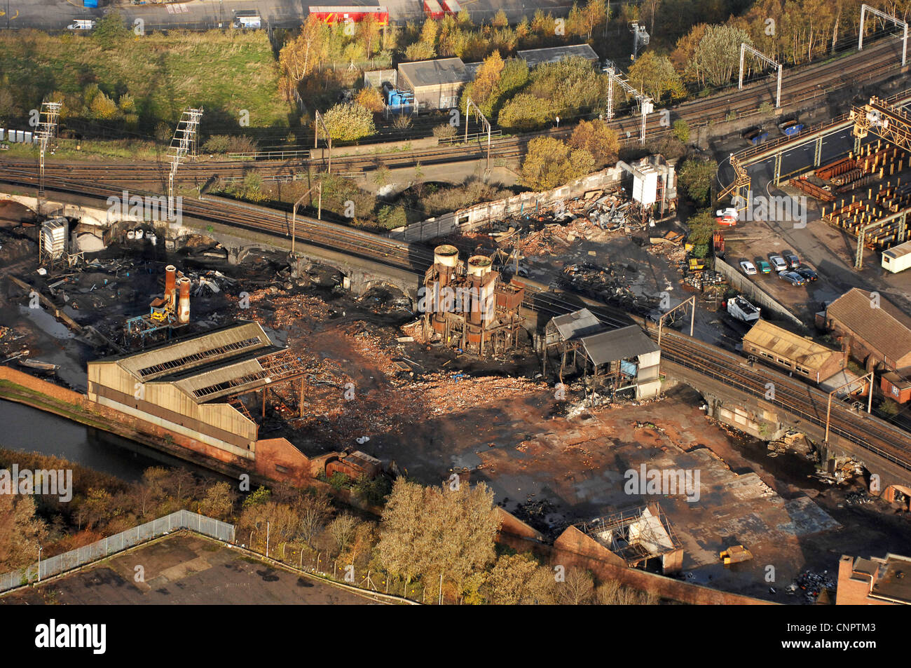 Aerial view horseley fields wolverhampton hires stock photography and