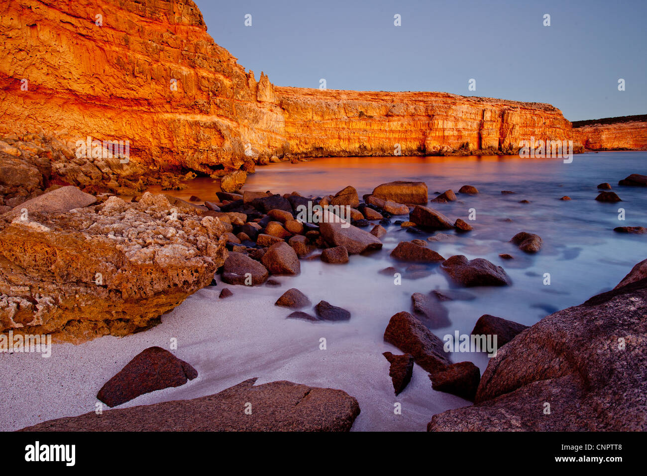 Wanna Cliffs. Eyre Peninsula. South Australia. Stock Photo