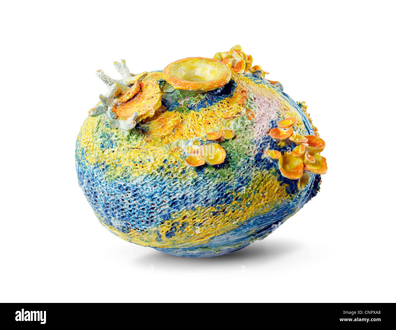 ceramic vase art design white background Stock Photo Alamy