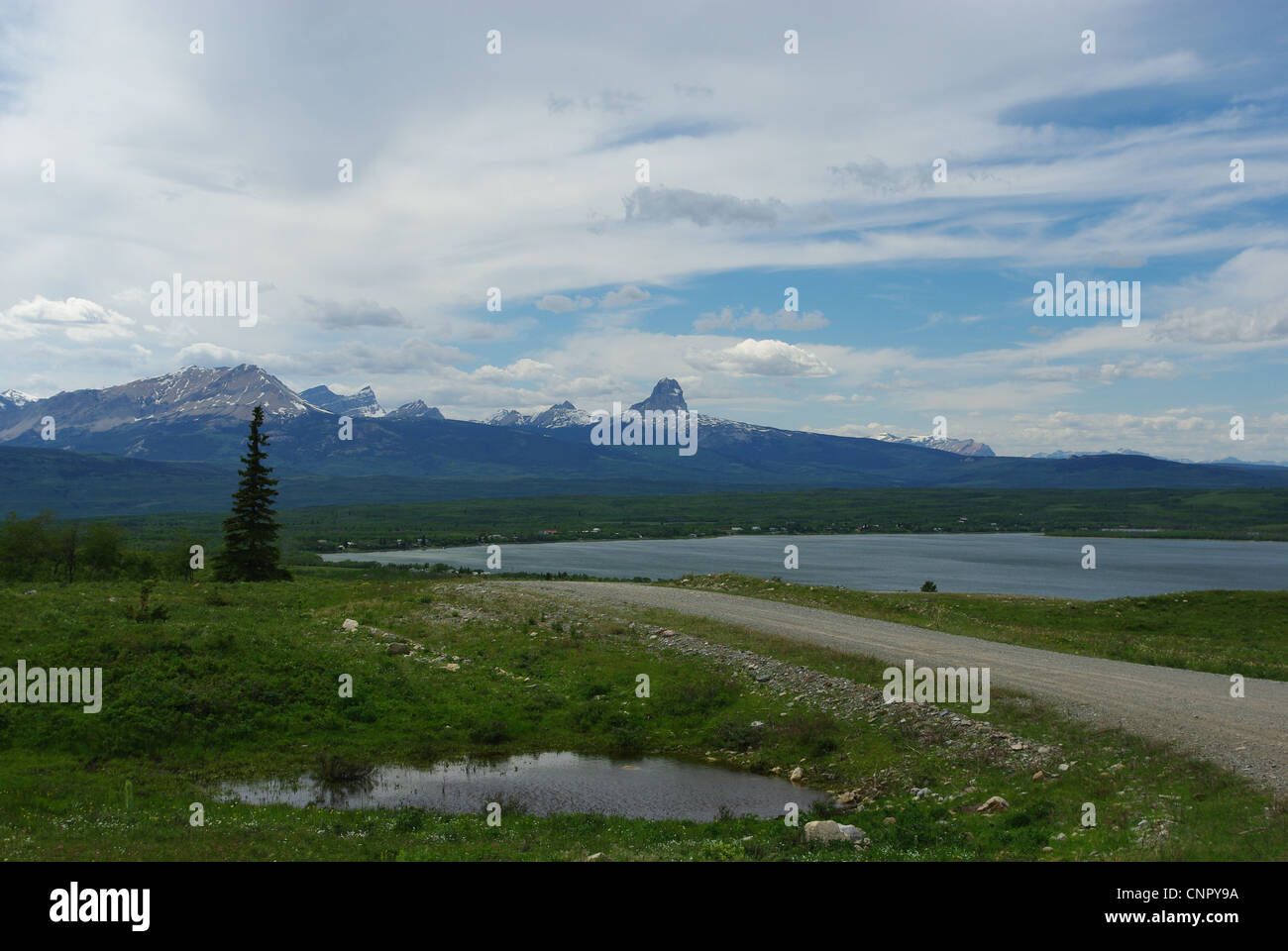 Duck Lake And Rockies Glacier National Park Montana Stock Photo Alamy Duck Lake And Rockies Glacier National Park Montana Stock Photo Alamy