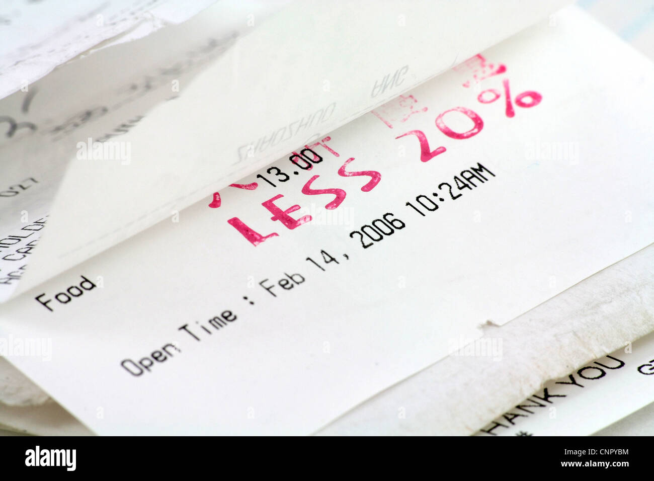 cash register receipt close up shot Stock Photo Alamy