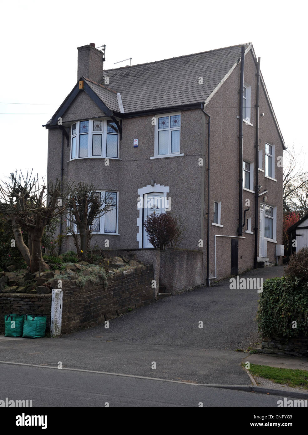The former marital home of Peter Sutcliffe, the Yorkshire Ripper in Garden Lane, Heaton, Bradford. The house is now inhabited by Stock Photo