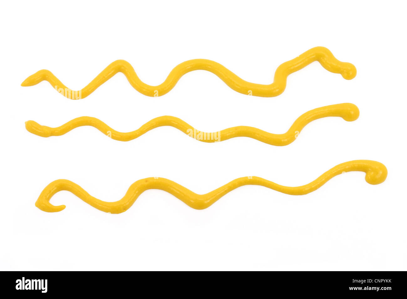 yellow mustard with white background Stock Photo Alamy