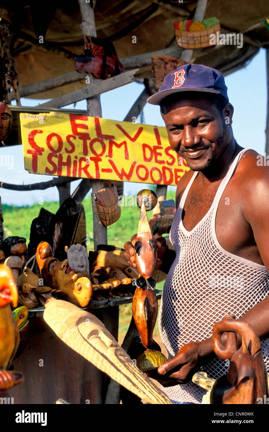 Jamaica wood carving hires stock photography and images Alamy