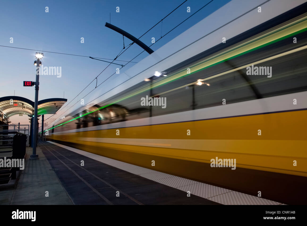 Dallas Dart Rail System, Dallas, Texas, USA Stock Photo - Alamy