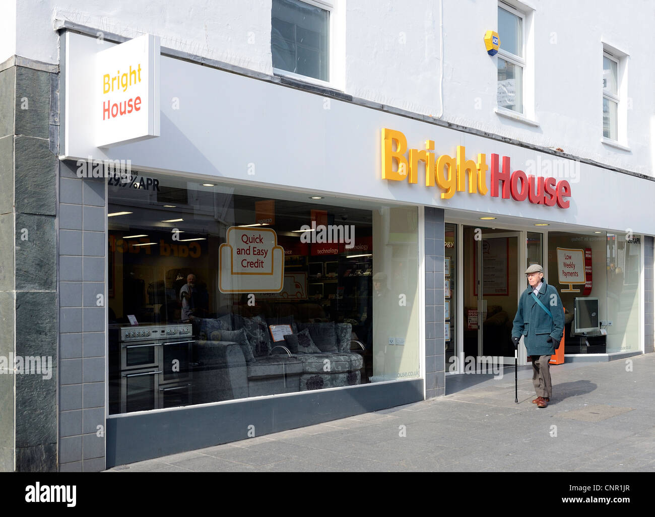 A " Bright House " home furnishings store in Torquay, Devon, UK Stock