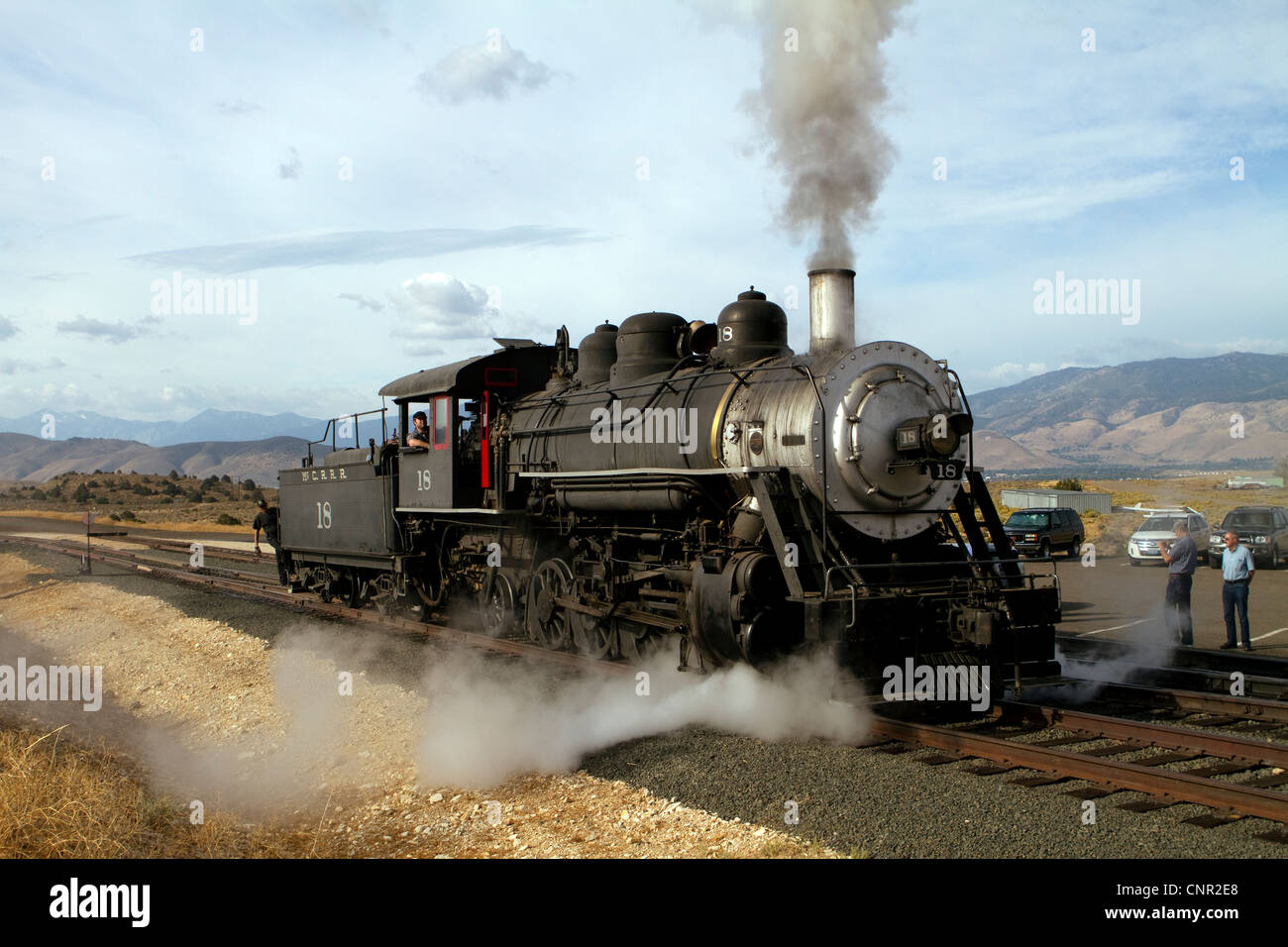 Virginia and Truckee Railroad tourist train runs between Carson City