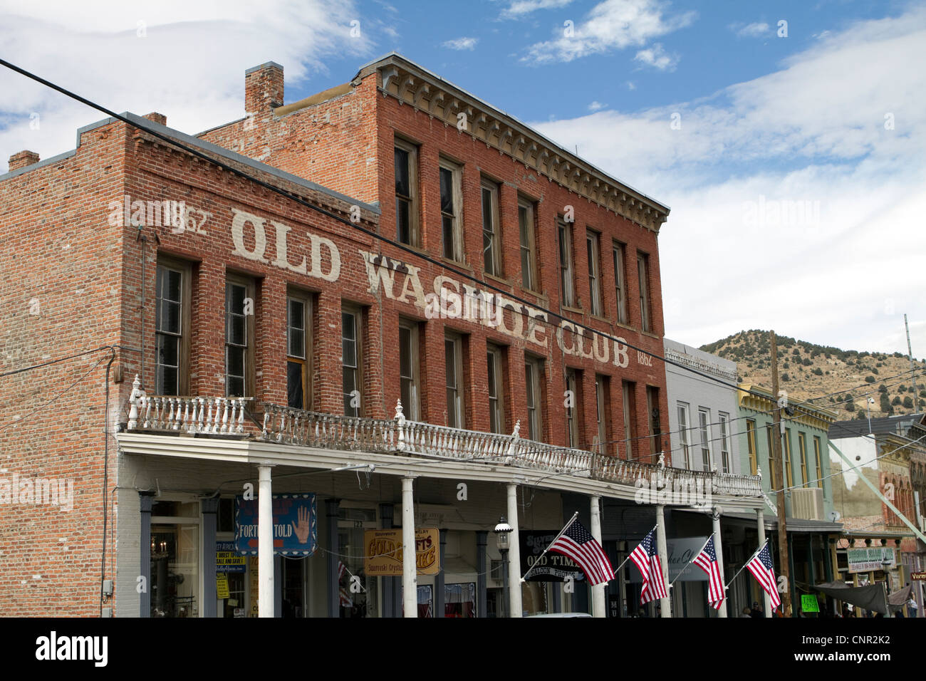 Historic Virginia City, Nevada, USA Stock Photo Alamy