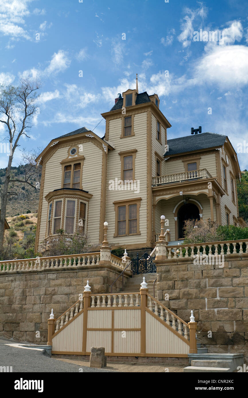 Historic virginia city mansion nevada hi-res stock photography and images -  Alamy, image size:865x1390