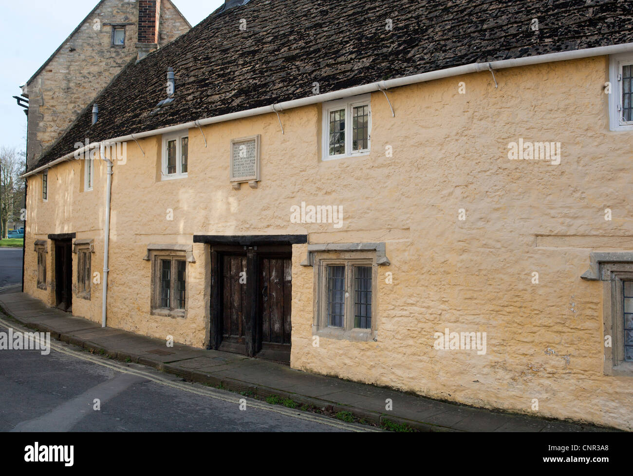 Old Terrace of Houses Calne  Calne Wiltshire England UK Stock Photo