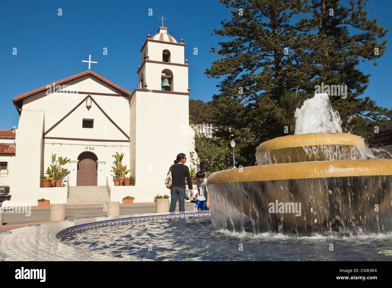 San Buenaventura Mission High Resolution Stock Photography and Images