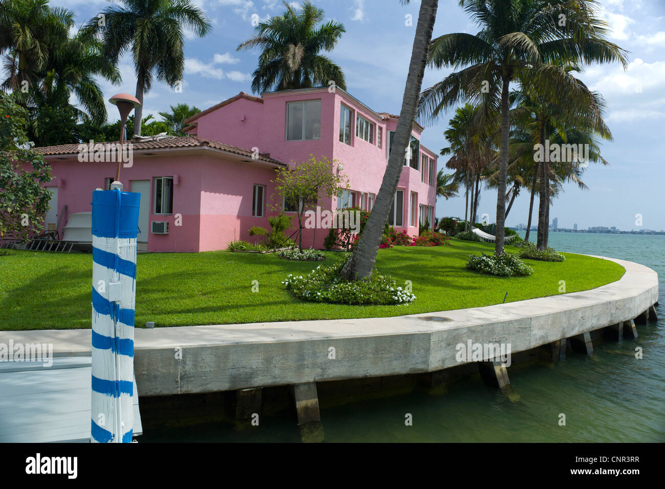 HOUSE MIAMI FLORIDA Stock Photo