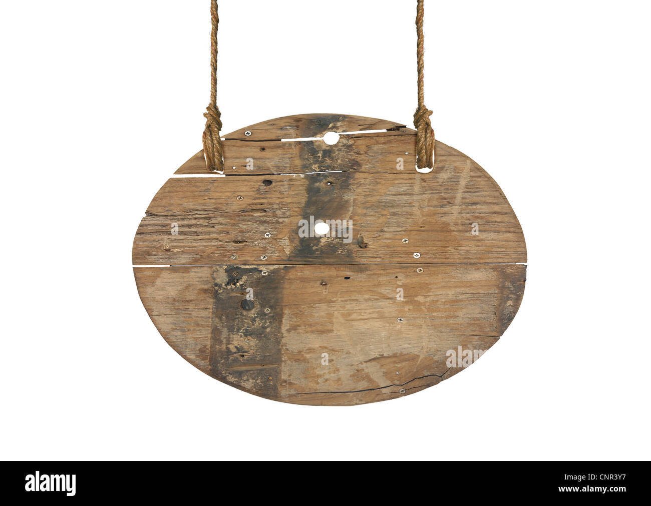 Sign hanging on a rope hi-res stock photography and images - Alamy