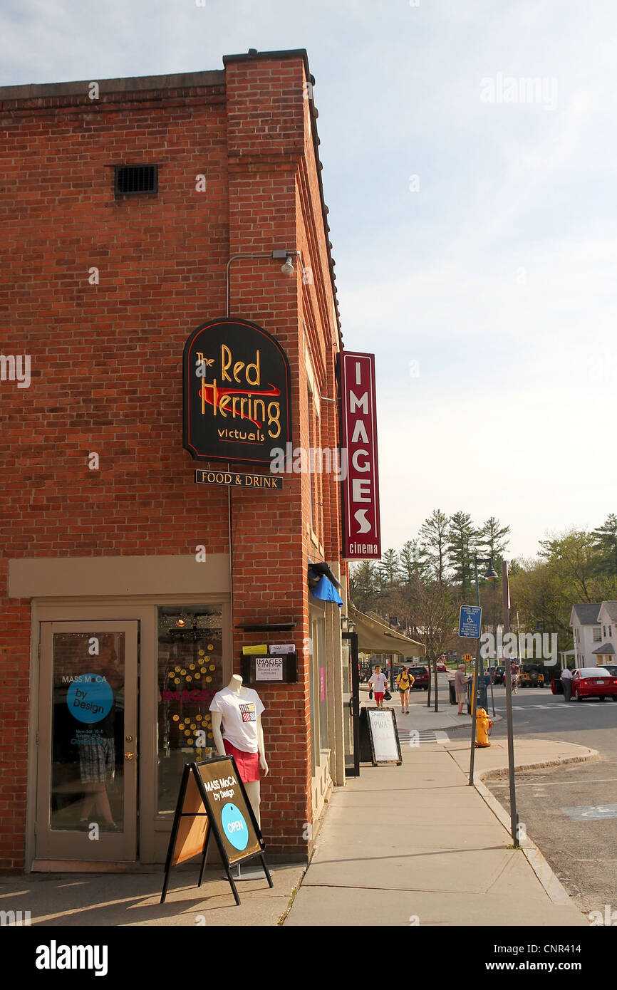 A corner in Williamstown, Massachusetts Stock Photo Alamy