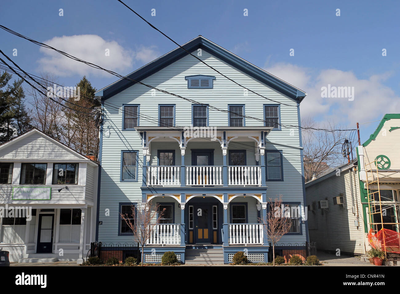 A building in the town of Kinderhook, New York State Stock Photo Alamy