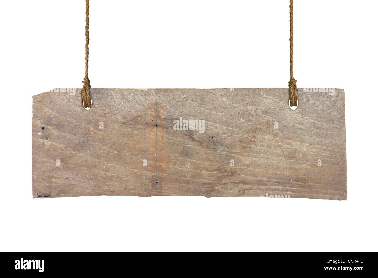 wooden sign isolated on a white background Stock Photo - Alamy