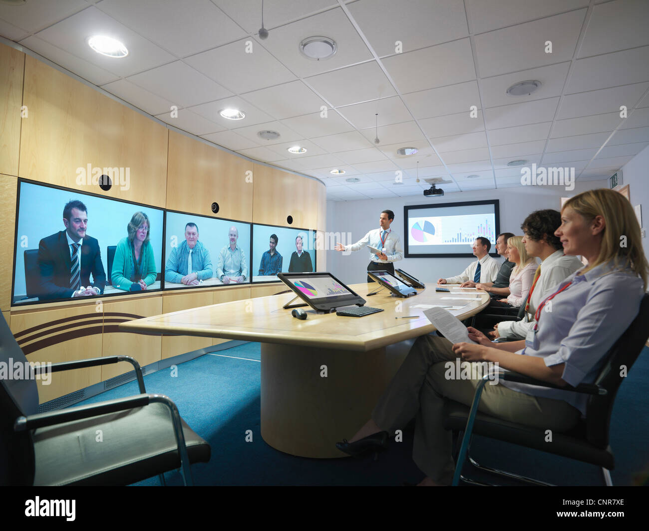 Video Conference High Resolution Stock Photography and Images Alamy
